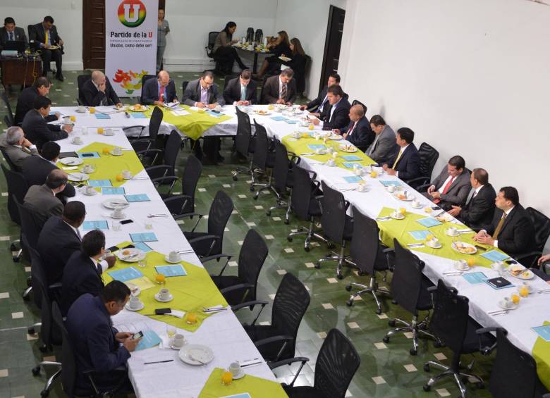 Representantes del Partido de la U manifestaron su descontento con las personas que conformaban la dirección colegiada de la colectividad.