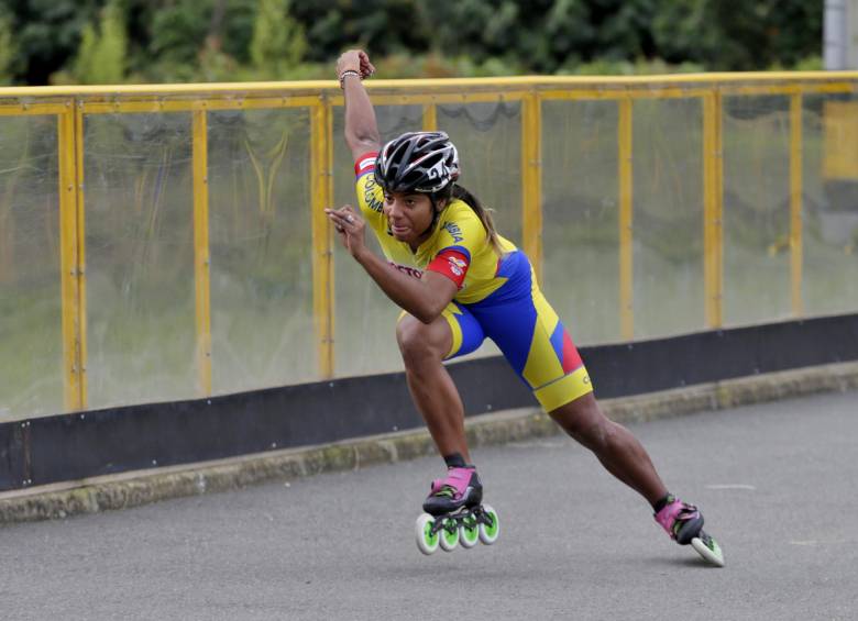 La samaria Kerstinkc Sarmiento, ganó oro en Alemania. FOTO juan antonio sánchez
