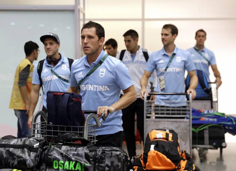 Luego del partido amistoso contra México, los jugadores de la Selección Argentina Sub-23 encontraron sus maletas violentadas y revueltas. FOTO AP