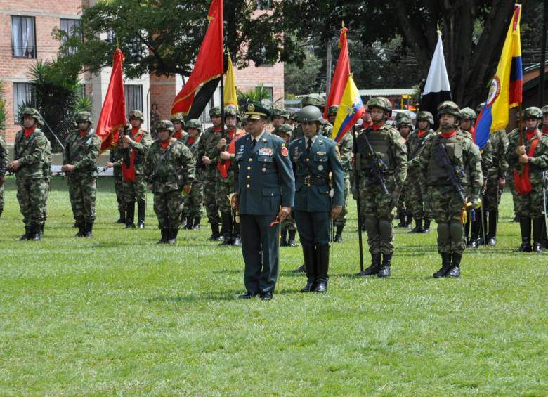 En la sede de la IV Brigada se realizó la ceremonia de transmisión de mando. FOTO CORTESÍA EJÉRCITO