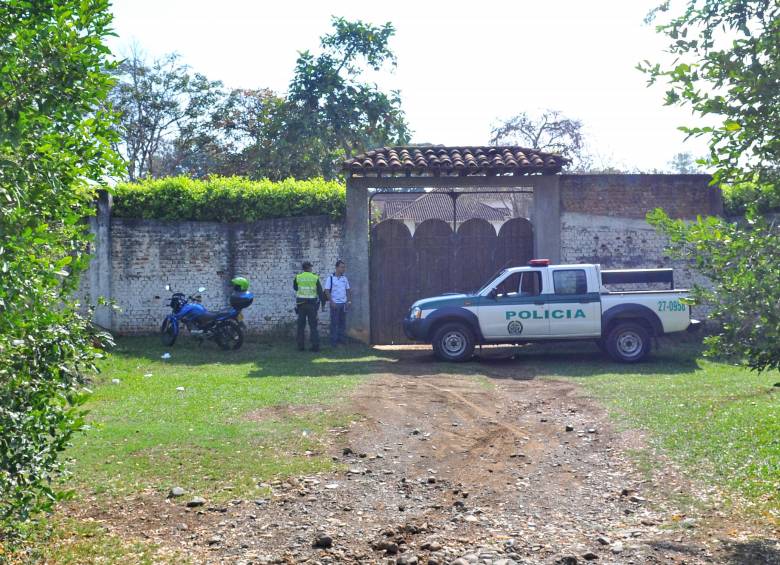 La masacre tuvo lugar el pasado viernes 3 de octubre en una finca ubicada en el sector de La María, sur de Cali. FOTO COLPRENSA