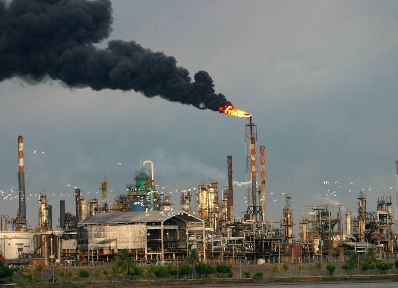 Ecopetrol, refinería de Barrancabermeja. Foto: Donaldo Zuluaga Velilla.