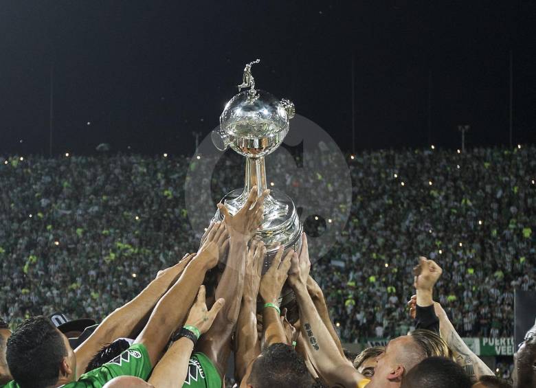 Atlético Nacional, en dos ocasiones y Once Caldas, en una, son los colombianos campeones de la Copa Libertadores. FOTO JUAN ANTONIO SÁNCHEZ