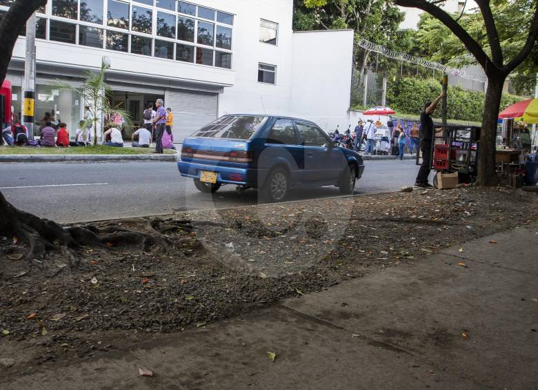 La discusión se originó en este andén y terminó con la muerte del enfermero del Cicr. FOTO ROBINSON SÁENZ 