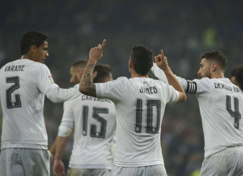 James completó su segundo partido por Liga como titular. FOTO AFP