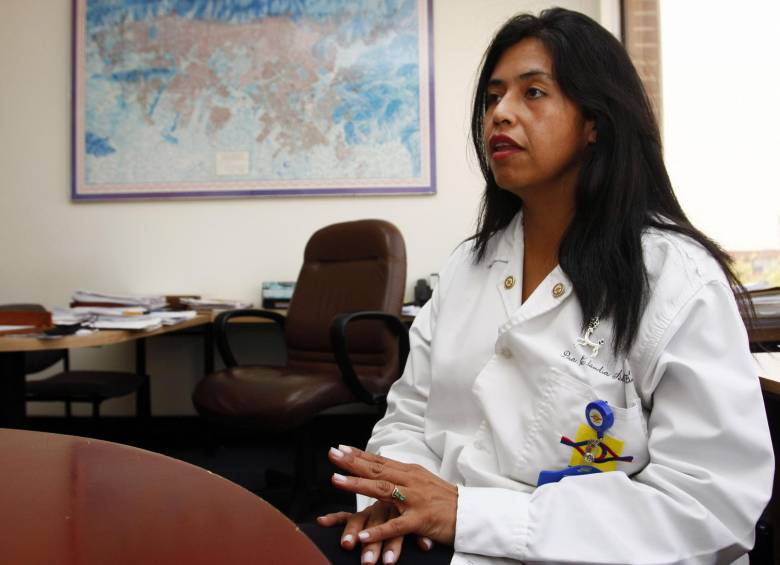 La directora de Medicina Legal, Claudia García. FOTO Colprensa.
