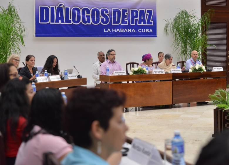 Unas decena de mujeres excombatientes de varios conflictos alrededor del mundo, especialmente de América Latina, se reunieron este miércoles en La Habana. FOTO CORTESÍA
