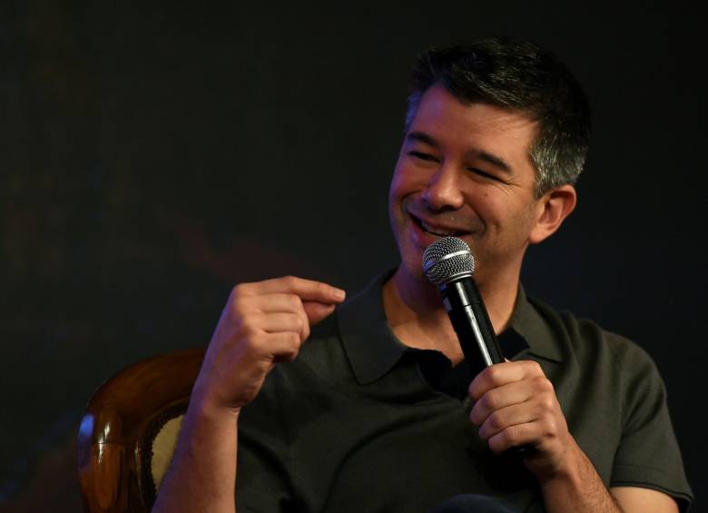 Travis Kalanick, de 40 años de edad, fundó Uber en 2009 y dejó ayer su cargo de presidente de la compañía tecnológica. FOTO afp