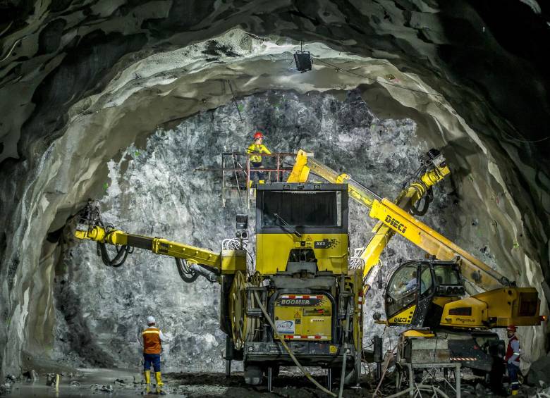 Obras del segundo túnel de Occidente, concesión a cargo de Devimar. FOTO JUAN ANTONIO SÁNCHEZ