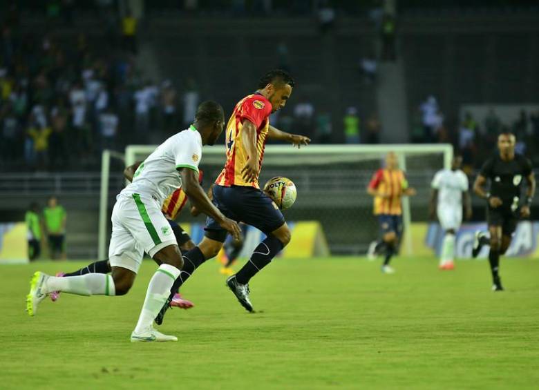 Águilas Pereira llegó a 10 unidades en la tabla general de posiciones, mientras que el Cali se queda con ocho. FOTO COLPRENSA