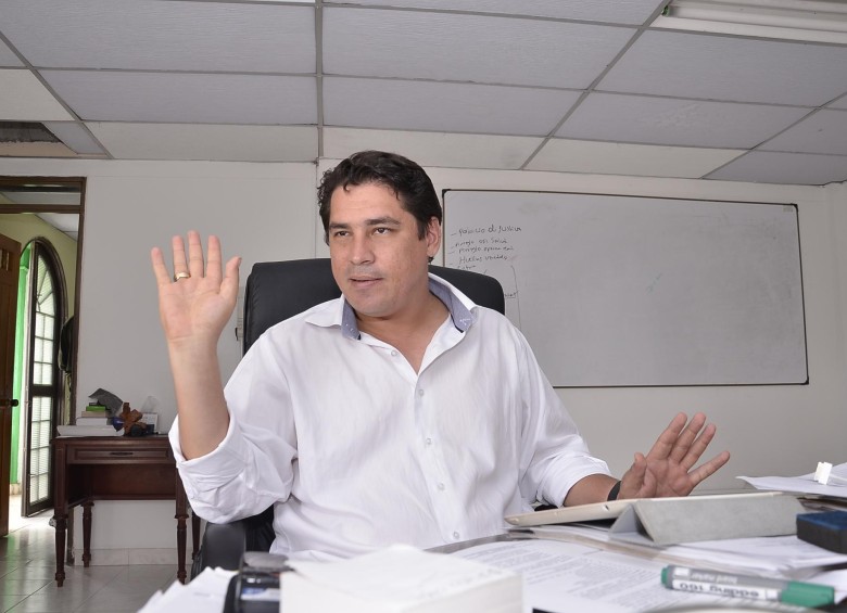 Mauricio Cuéllar, alcalde de Armero Guayabal. FOTO colprensa