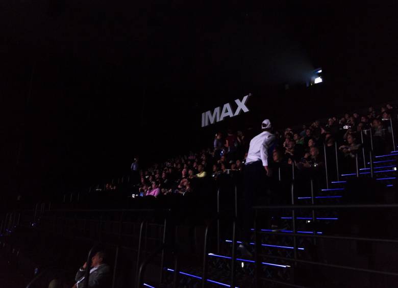 Sala Imax de Cine Colombia en el centro comercial Viva Envigado. Foto: Andrés Camilo Suárez Echeverry
