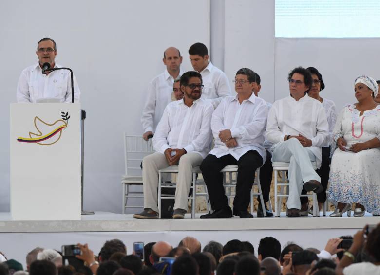 El fiscal General de la Nación, Néstor Humberto Martínez, indicó que los integrantes de las Farc deberán informar sobre los bienes antes de que entre en vigencia el acuerdo de paz. FOTO AfP