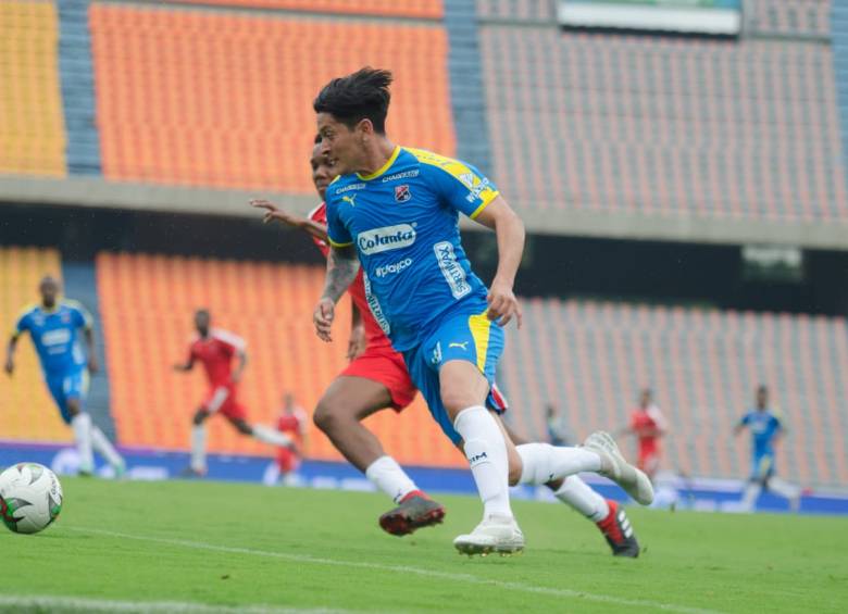 Germán Cano, durante las últimas prácticas del DIM antes de viajar a la final. FOTO CORTESÍA DIM