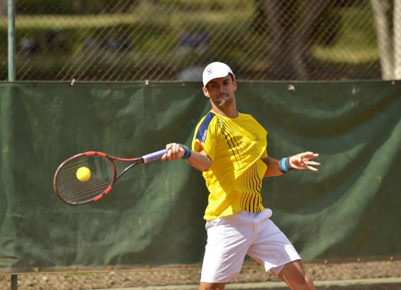  Santiago Giraldo, uno del país, espera que su mal año no se refleje en Copa Davis. FOTO colprensa