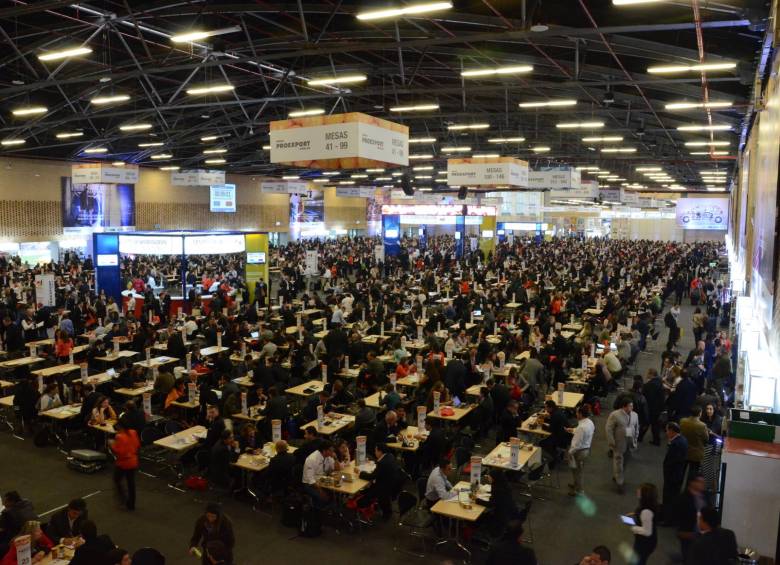 En la macrorrueda de negocios de Bogotá 2014 hubo 16 mil citas entre oferentes nacionales y compradores extranjeros. FOTO cortesía