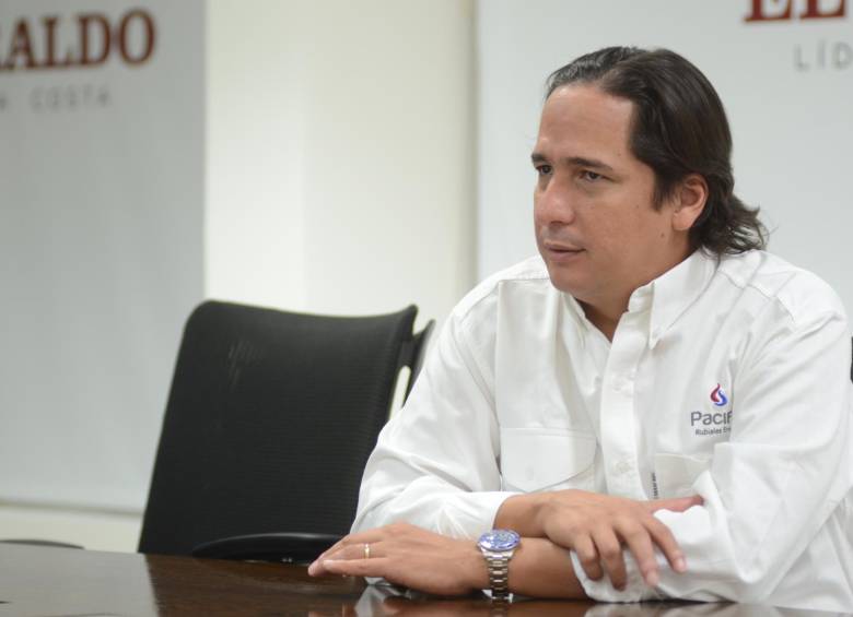 Federico Restrepo, Vpte corporativo de Pacific Rubiales. FOTO cortesía el heraldo