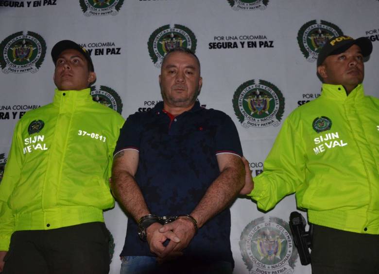 Jorge Vallejo Alarcón, alias “Vallejo”. FOTO cortesía de policía