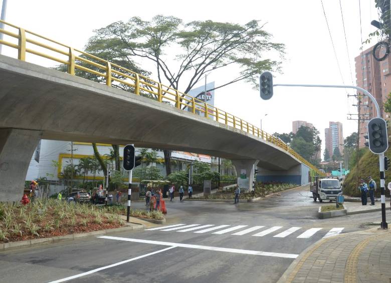 Este intercambio hace parte del paquete de obras del proyecto de valorización de El Poblado. FOTO CORTESÍA