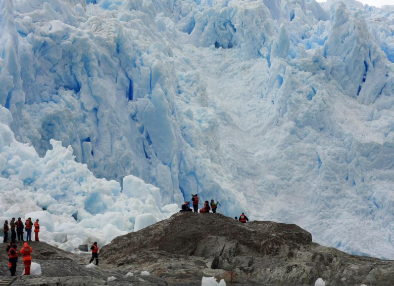 El hielo de los glaciares de todo el mundo, sin perturbaciones durante siglos, muestra cambios en el funcionamiento de las sociedades a lo largo de la historia, y es probable que tenga un registro del impacto actual de la pandemia de la covid-19. Foto: Colprensa. 