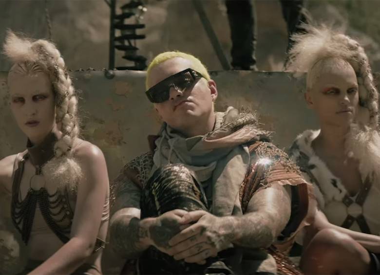 J Balvin en el video Machika. FOTO: captura del video