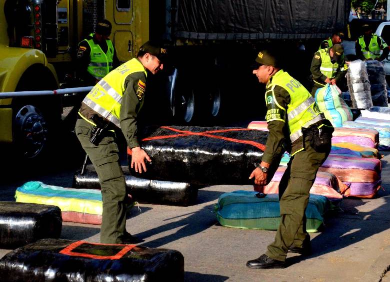 La Policía Metropolitana, este 2017, ha logrado incautar 4.463 kilos de marihuana. Esta incautación corresponde a la realizada en Campo Valdés (ver recuadro) FOTO cortesía Policía Metropolitana