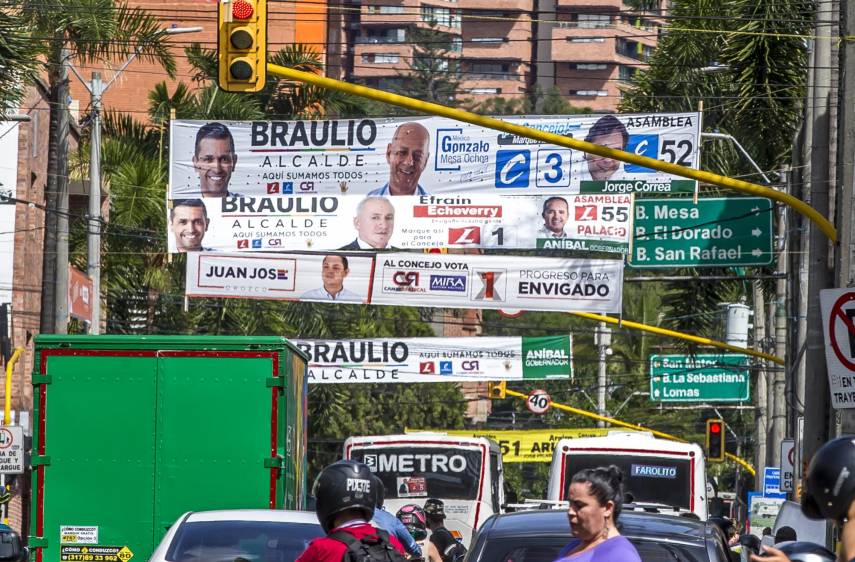 Con 37.930 votos ganó la Alcaldía, Raúl Cardona en 2015. En Envigado más de 226.000 personas están habilitadas para votar por alcalde el próximo 27 de octubre. FOTO juan antonio sánchez