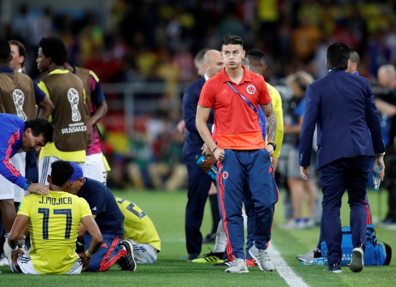 James Rodríguez viajó de Rusia a España y luego a Alemania para la revisión de los médicos del Bayern de Múnich. FOTO REUTERS