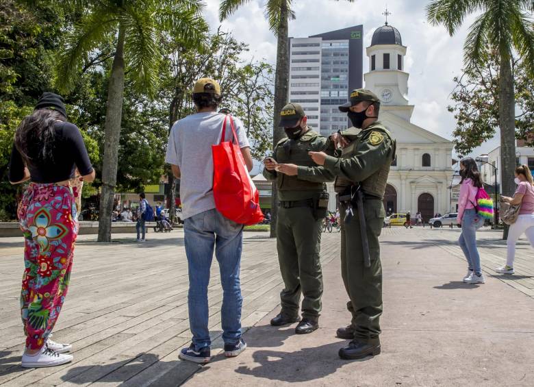 En el municipio de Itagüí, el desafío de seguridad lo ponen las bandas delincuenciales y el narcotráfico. FOTO Juan Antonio Sánchez