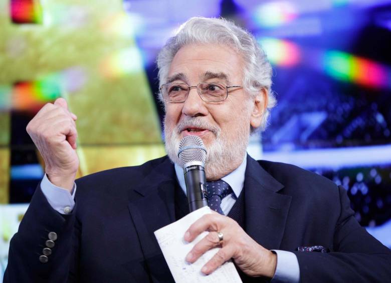 Plácido Domingo enfrenta señalamientos de acoso por parte de varias mujeres. FOTO AFP