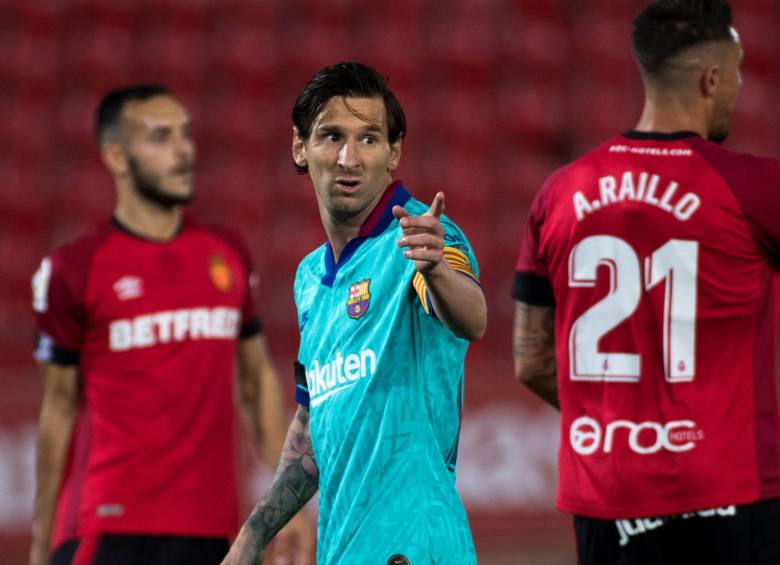 Barcelona se impuso 0-4 de visitante a Mallorca. FOTO AFP