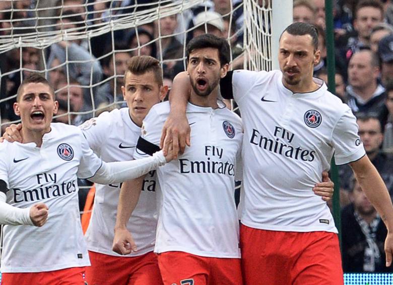 El Paris Saint Germain perdió ante el Burdeos y dejó pasar la posibilidad de asaltar el liderato de la Liga de Francia. FOTO AFP