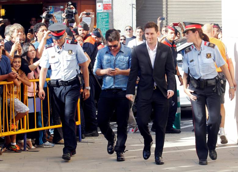 Lionel Messi estuvo ausente en el inicio del juicio debido a una lesión que sufrió durante la victoria 1-0 de Argentina ante Honduras. FOTO Reuters