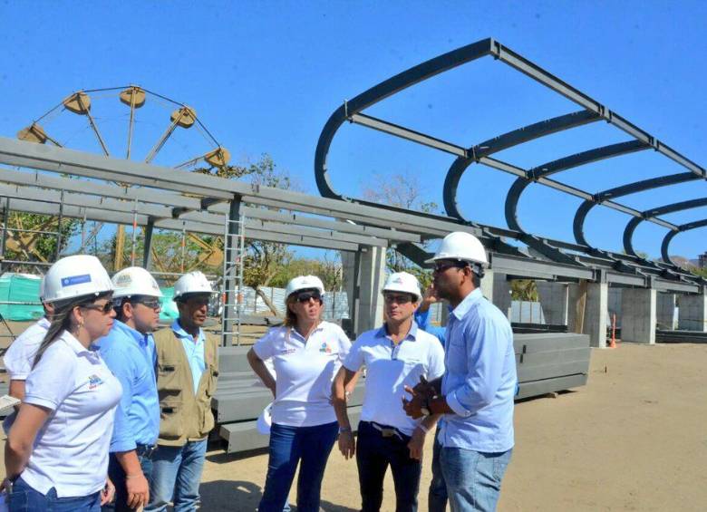 Coldeportes realiza visitas a las obras de los escenarios deportivos que acogerán los Juegos Bolivarianos. FOTO COLPRENSA