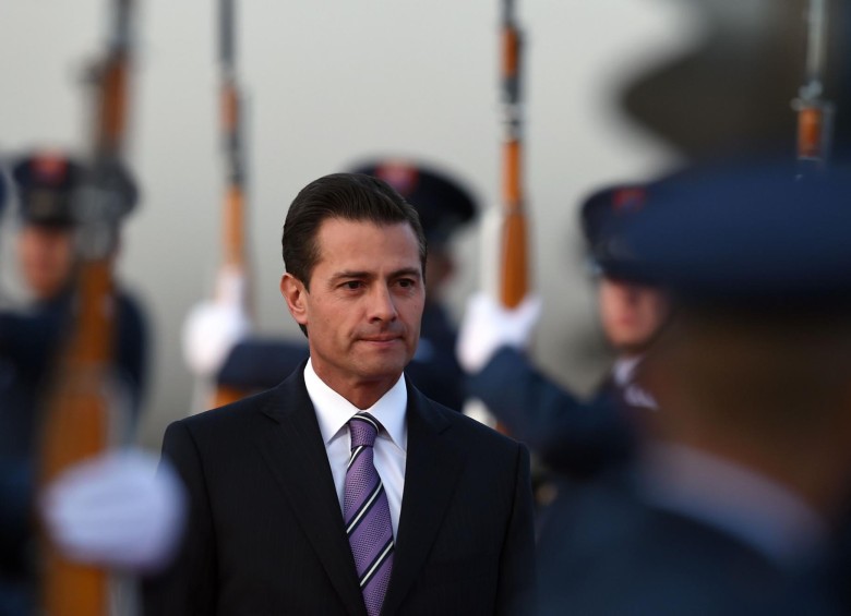 Enrique Peña Nieto, presidente de México. FOTO: AFP
