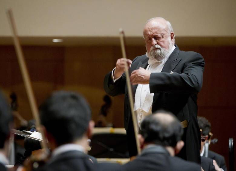 Imagen del director Krzysztof Penderecki. FOTO EFE