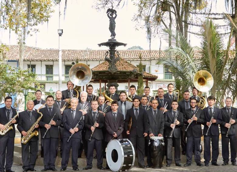 Por una estafa la Banda de Payuco, de La Ceja (Antioquia), no pudo viajar a representar al país en un festival en Argentina. Foto: cortesía.