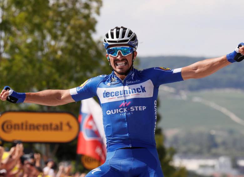 Esta es la tercera victoria de etapa del corredor en el Tour de Francia. FOTO REUTERS