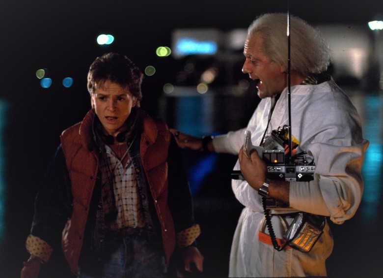 Michael J. Fox y Christopher Lloyd son los protagonistas de esta trilogía. FOTO Cortesía Studio Universal