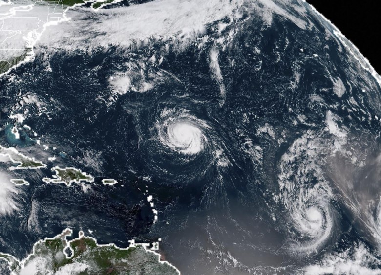 La tormenta tropical Helene se fortaleció y llegó a la categoría de huracán. EFE