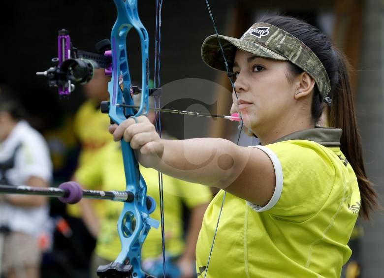 Sara López llegó como favorita al Nacional de Medellín y no defraudó. “Es una fuera de serie”, dijo sobre la deportista el técnico de la Selección Colombia, Ángel Barrios. FOTO DONALDO ZULUAGA