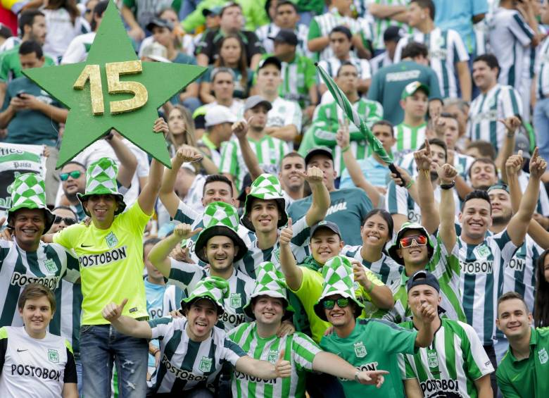 La buena campaña deportiva de Atlético Nacional en el segundo semestre fue clave para facturar más dinero por concepto de taquillas. FOTO ARCHIVO