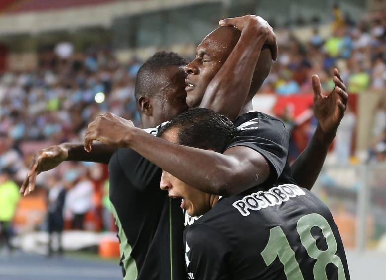 Víctor Ibarbo le dio la última victoria a Nacional en Copa Libertadores. FOTO AP