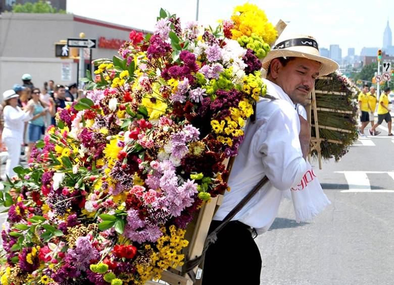 El Desfile de Silleteros de Medellín y la Feria de las Flores son ahora parte del legado cultural de Nueva York. Foto ColombiaNewYork.com