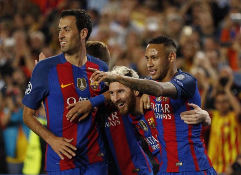 Lionel Messi, volvió recargado de su lesión. En dos partidos ha marcado cuatro goles, uno en Liga y tres en Champions. FOTO REUTERS