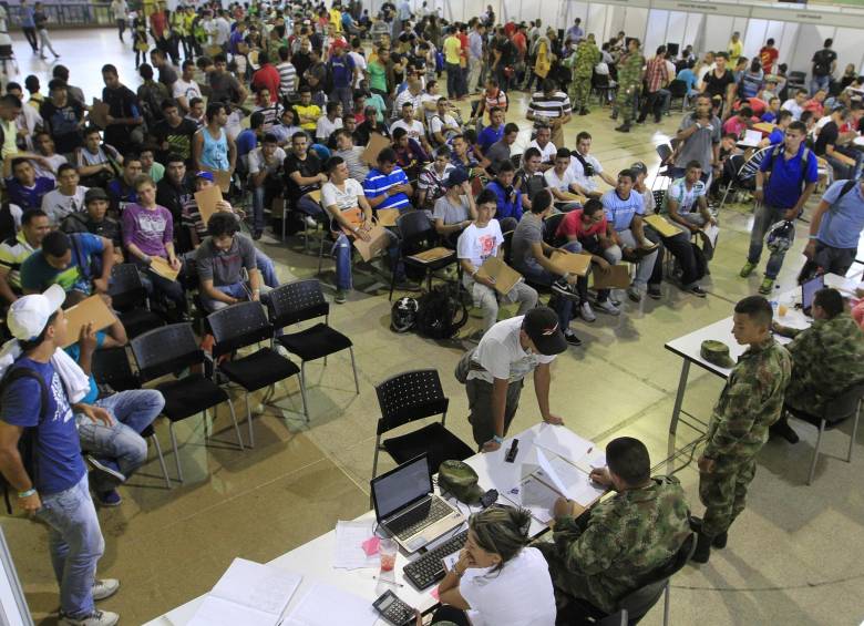 En Medellín se llevarán jornadas de definición de situación militar entre el 19 y el 21 de junio. Foto: Robinson Sáenz Vargas.