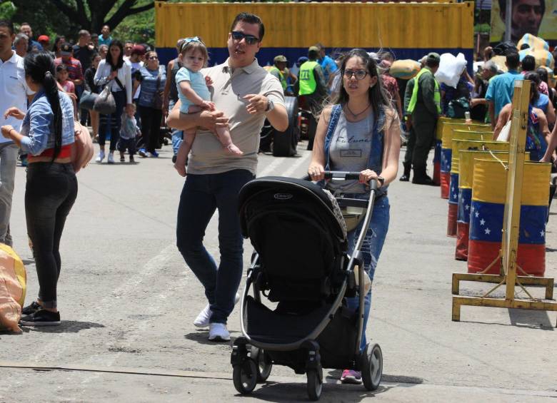 Migración de venezlanos. FOTO: EFE