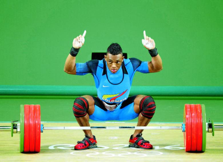 Andrés Mauricio Caicedo, vallecaucano, 77 kilogramos. FOTO Agencias