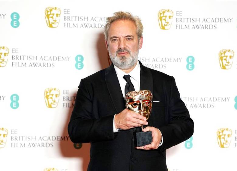 El director de 1917, Sam Mendes durante los Premios de Cine de la Academia Británica. Foto: AFP
