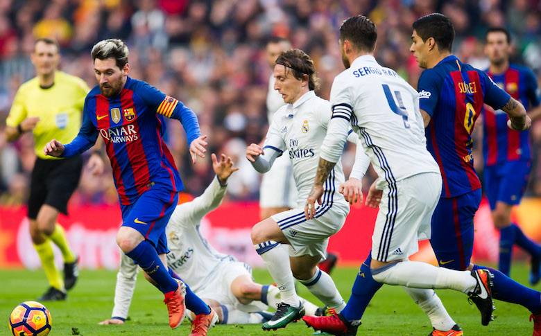 El juego entre el Real Madrid y Barcelona es de los que acapara más la atención mañana. FOTO: ARCHIVO